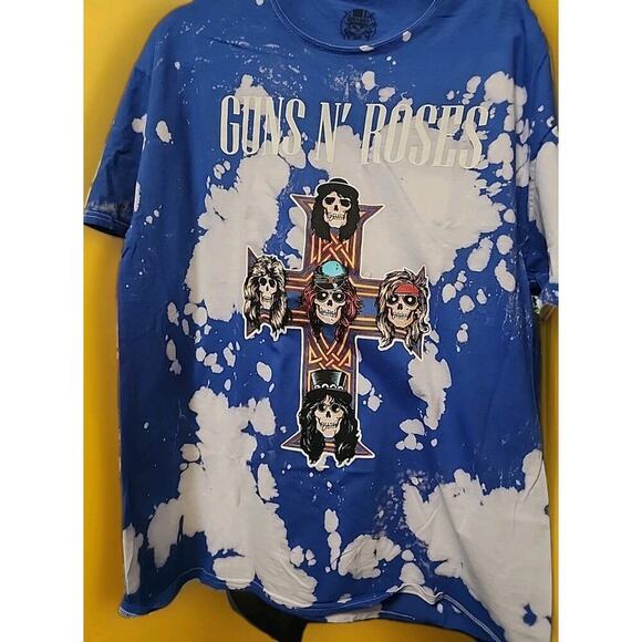 Guns N' Roses APPETITE FOR DESTRUCTION CROSS LOGO T-Shirt NEW Sz XL CR10 Nice - Picture 1 of 4